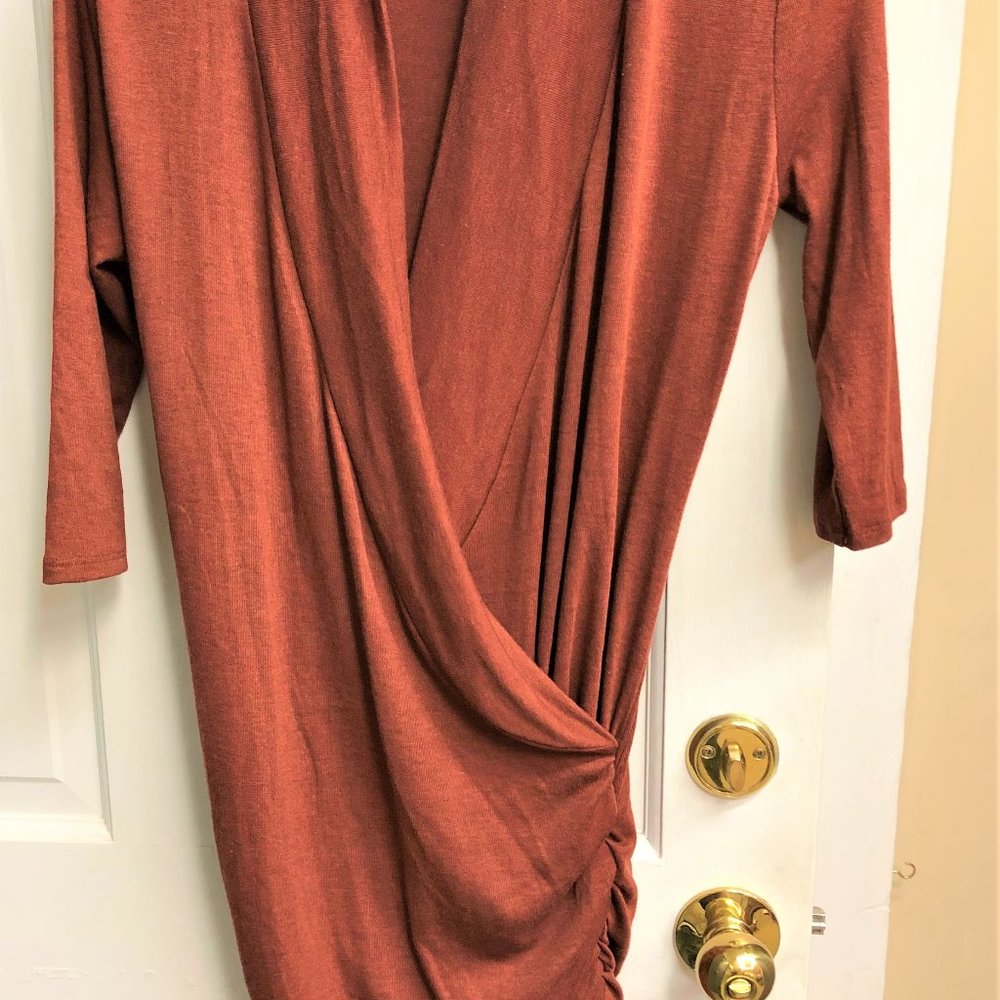 From Evereve -NWT Burnt Orange Cotton Dress